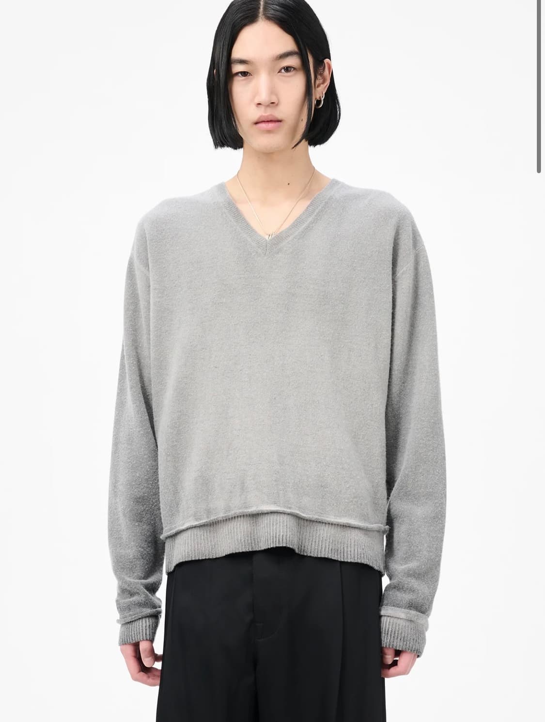 25FW 아워레가시 페럴렐 브이넥 니트 상품이미지2