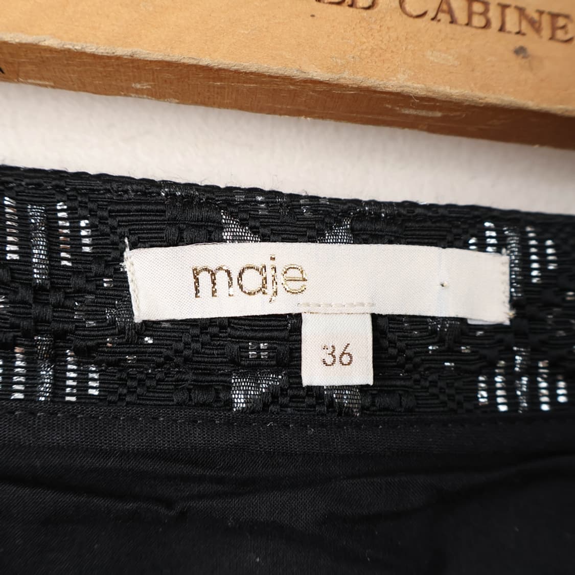 25/마쥬 블랙 스커트 상품이미지5