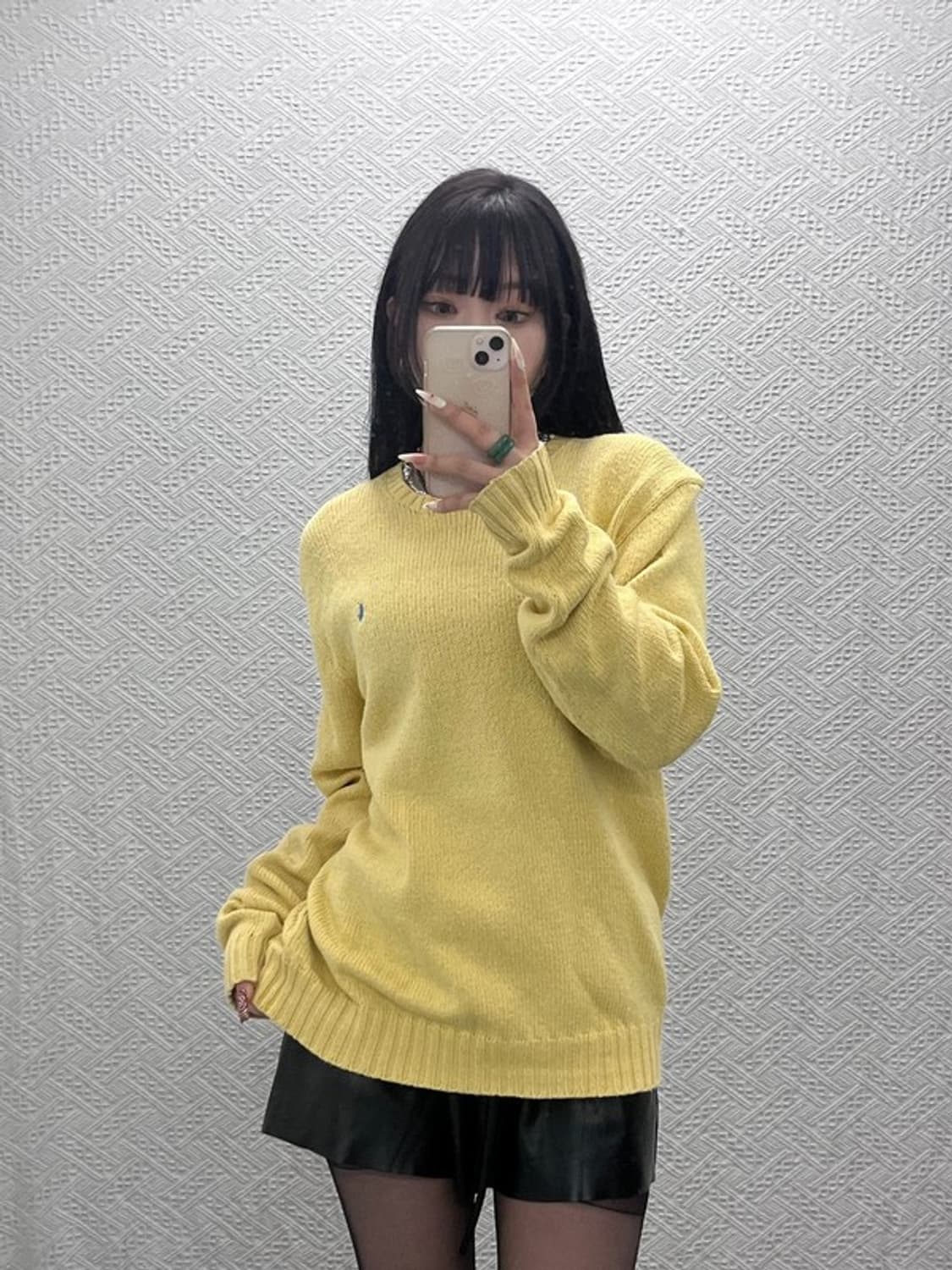 폴로 랄프로렌 레트로 90's 옐로우 니트 L C09428 상품이미지2