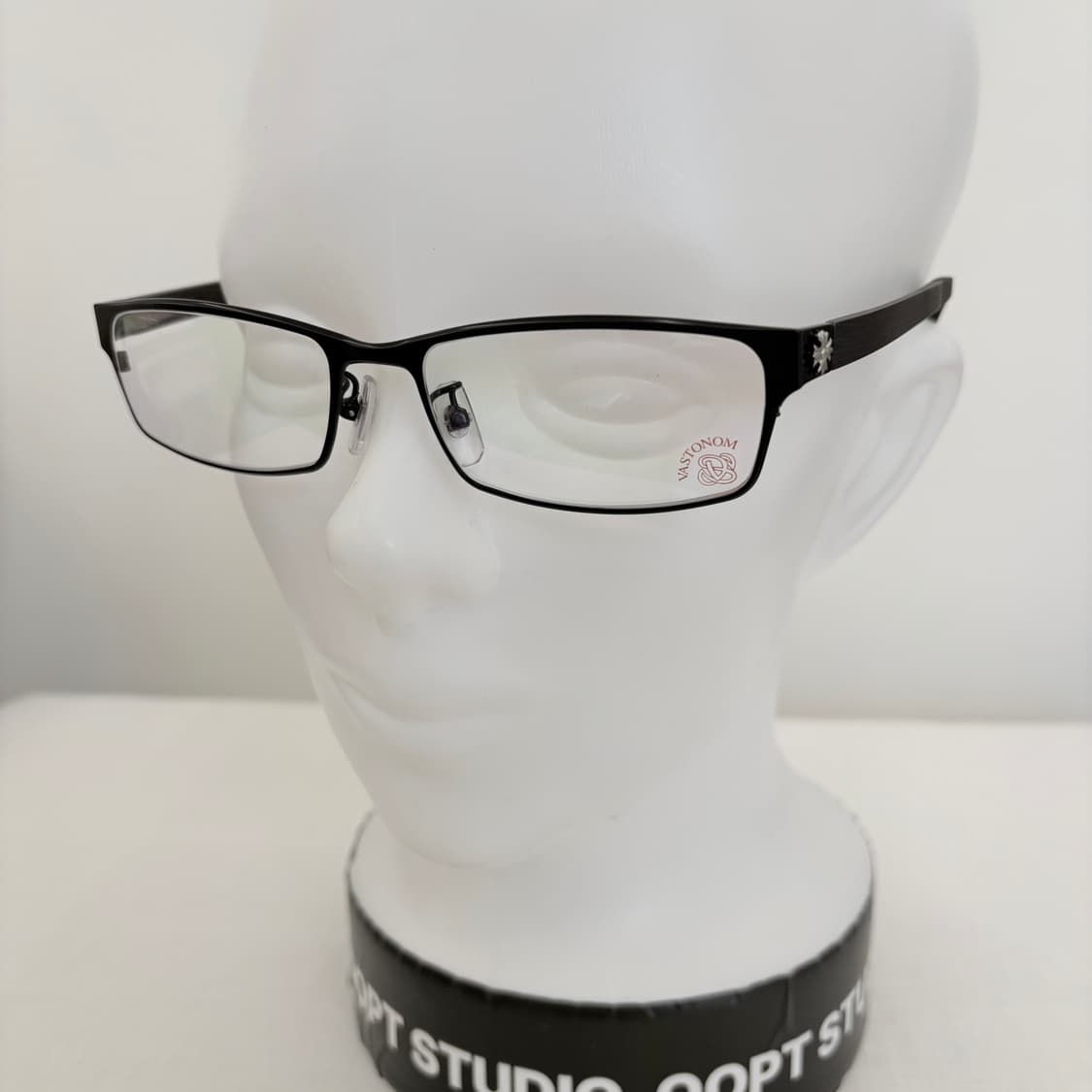 VASTONOM 매트블랙 사각 빈티지메탈테 상품이미지5