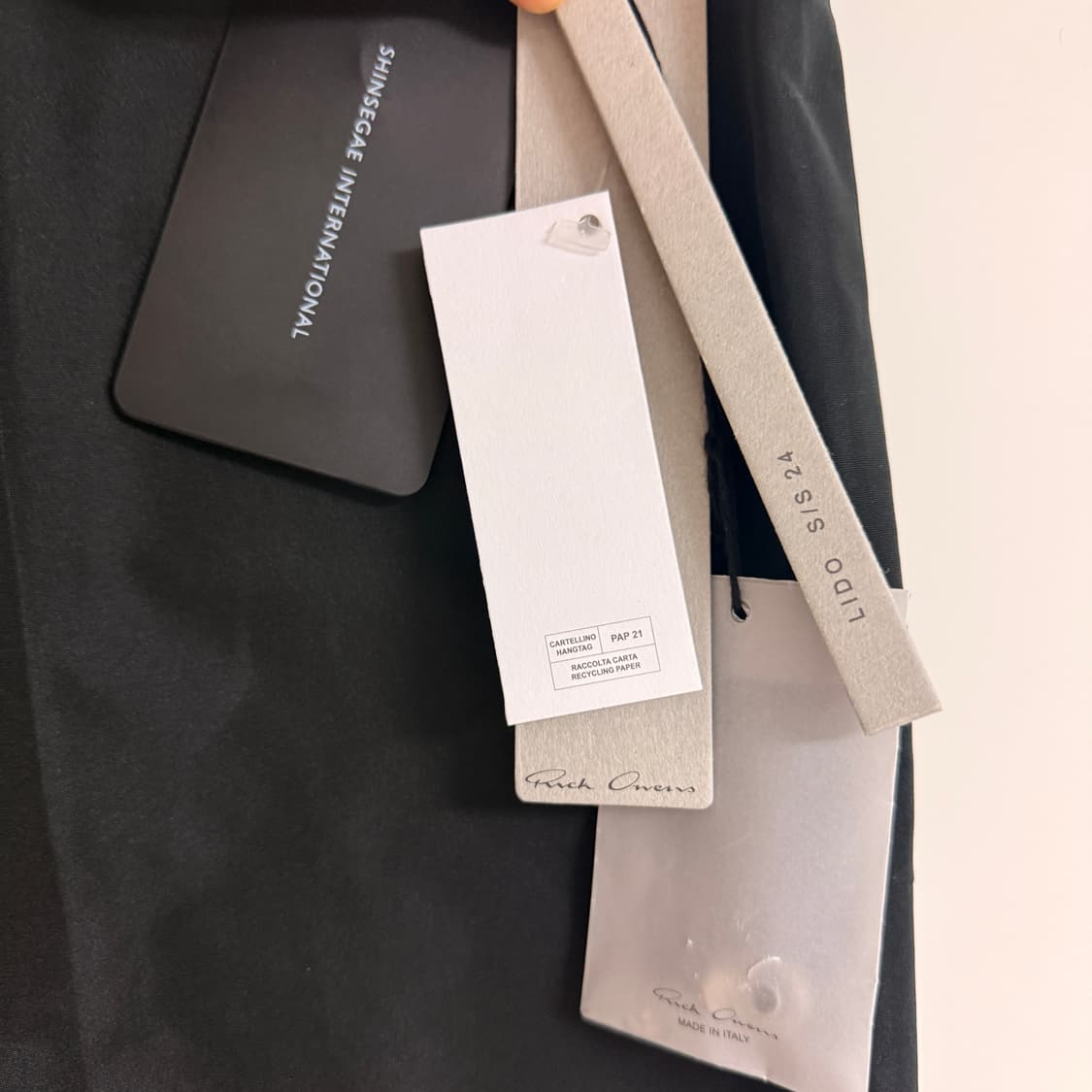 Rick Owens 릭오웬스 GETH 게스 나일론 팬츠 32 새상품 상품이미지4