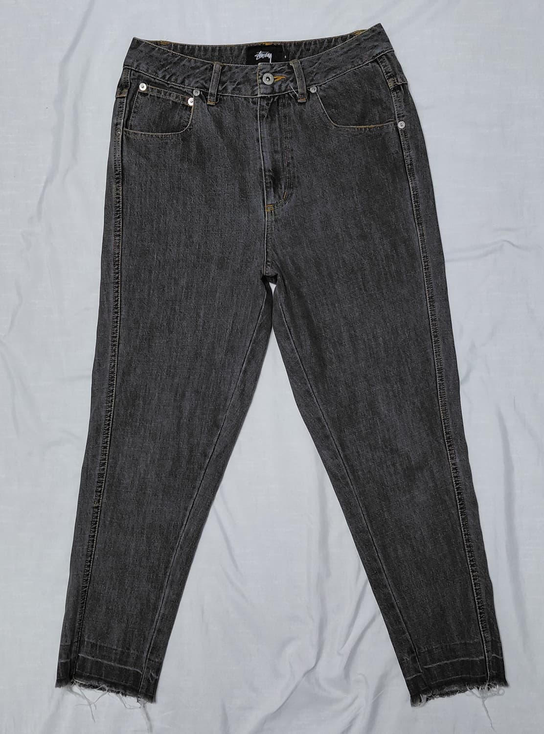 [S] 스투시 재팬 빈티지 흑청 데님 (컷오프 커스텀) 상품이미지2