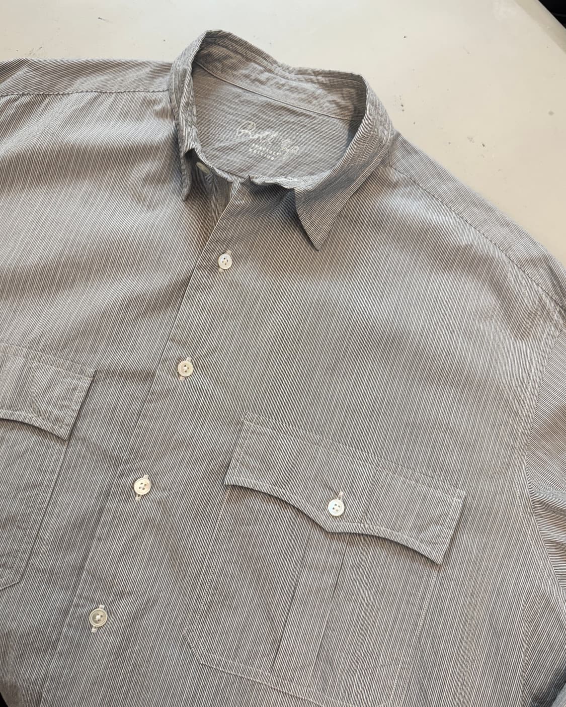 포터클래식 롤업 스트라이프 셔츠 상품이미지4