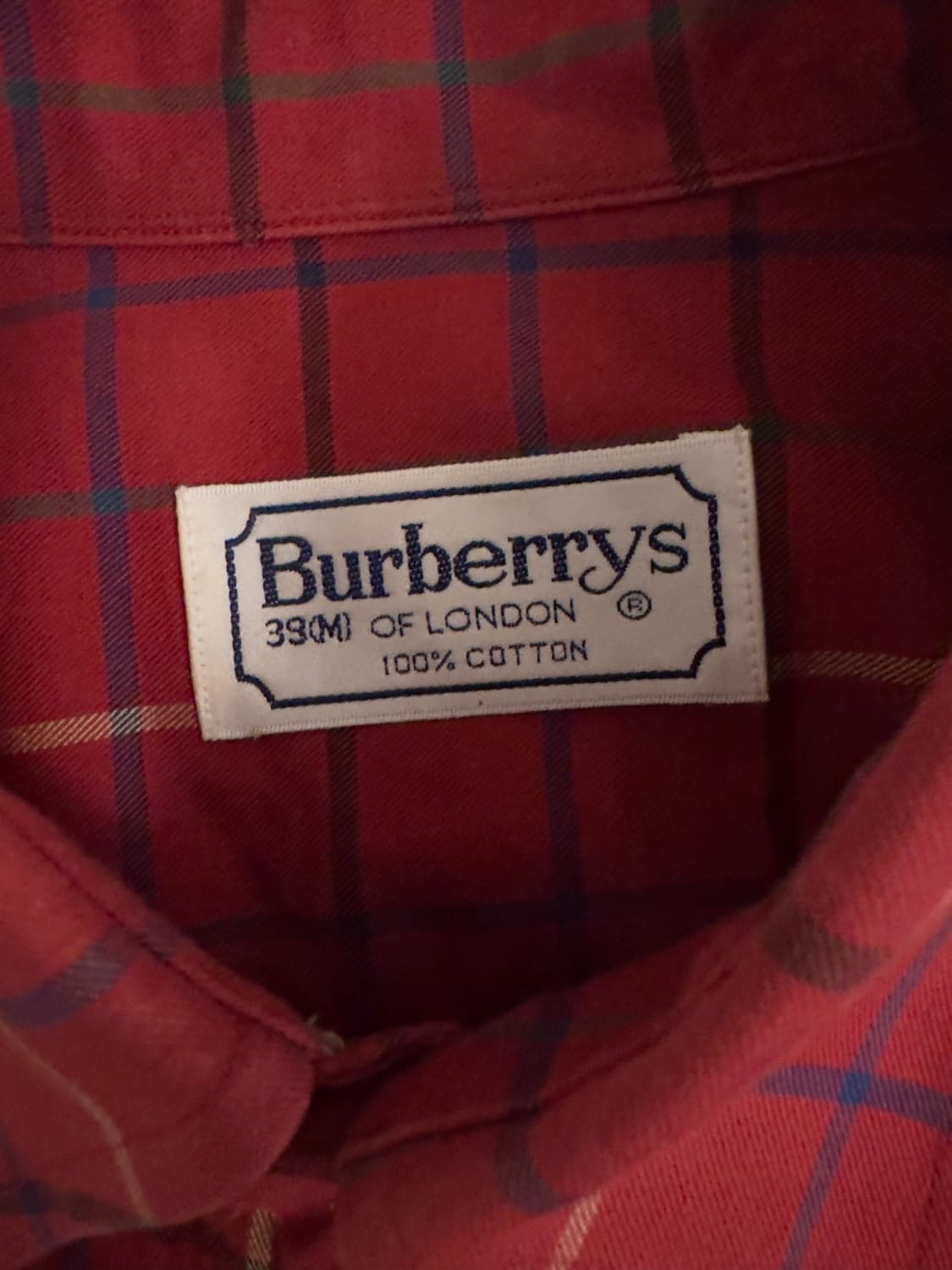 버버리 클래식 체크 셔츠 상품이미지2