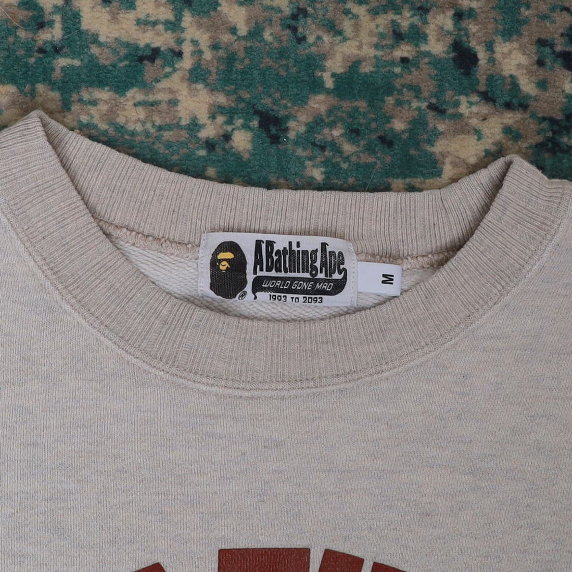 Bape 베이프 컬리지 크루넥 스웻셔츠 맨투맨 M 상품이미지2