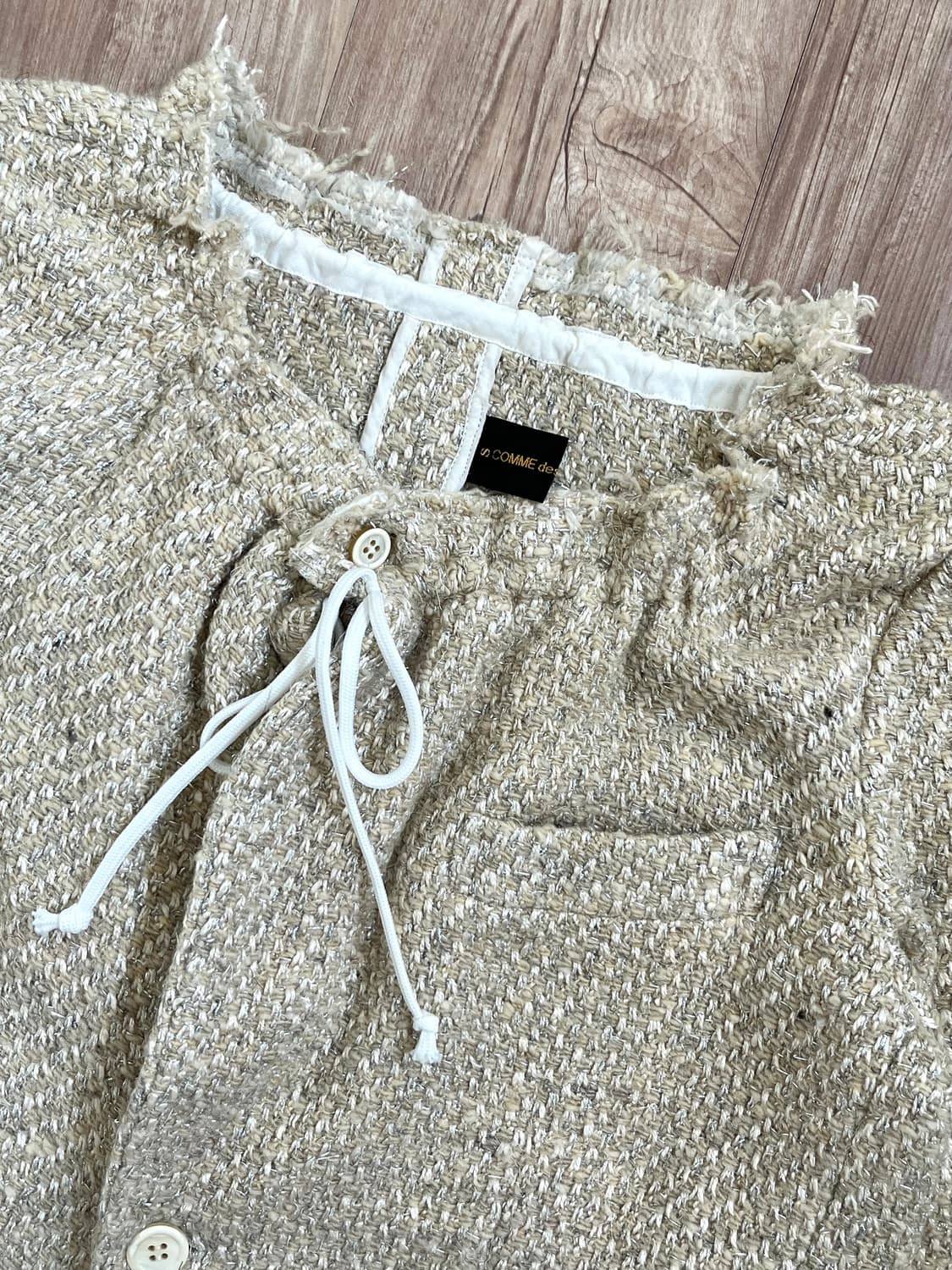 COMME des GARCONS 트위드 크롭 자켓 상품이미지2