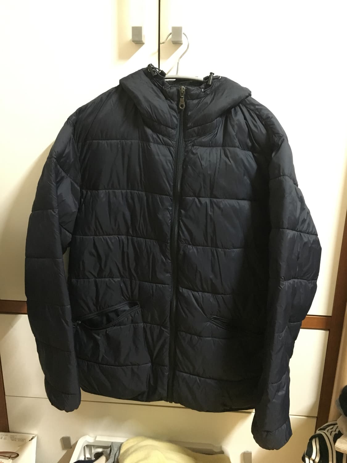 네이비 경량패딩 상품이미지1