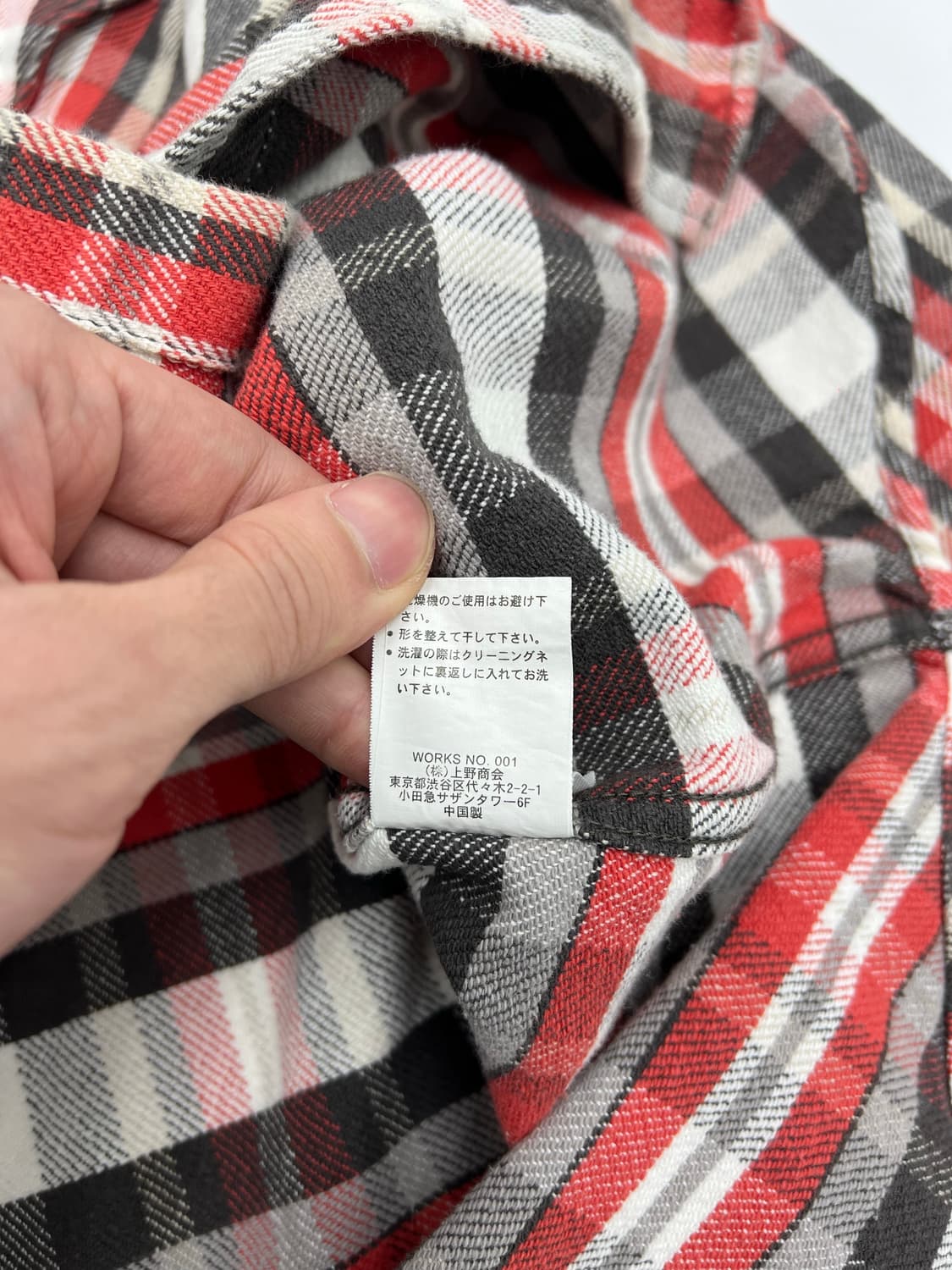 아비렉스 체크 셔츠 상품이미지6