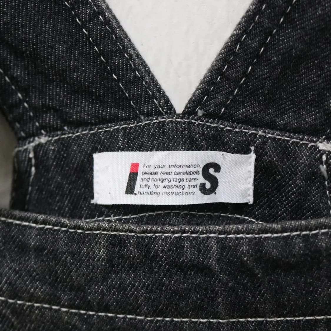 90'S I.S. 이세이미야케 서스펜더 스커트 62691 상품이미지8