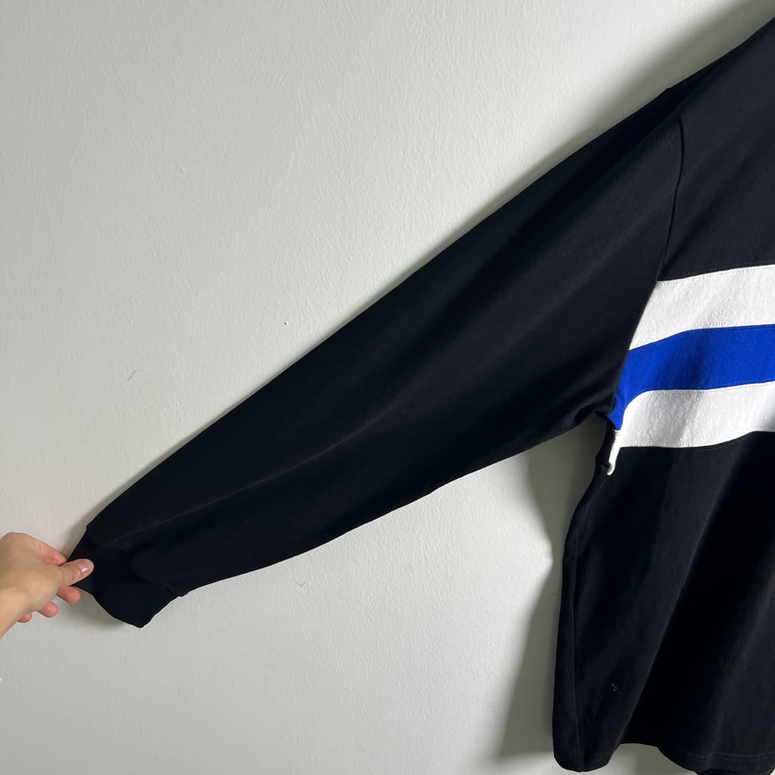 어웨이크 뉴욕 패널 스트라이프 맨투맨 L 상품이미지6