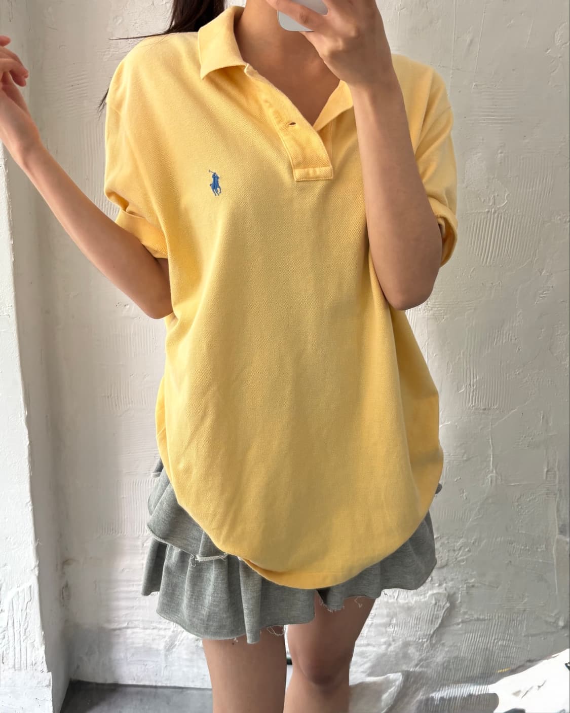 Polo 폴로 랄프로렌 옐로우 블루포니 PK 카라티셔츠 상품이미지7