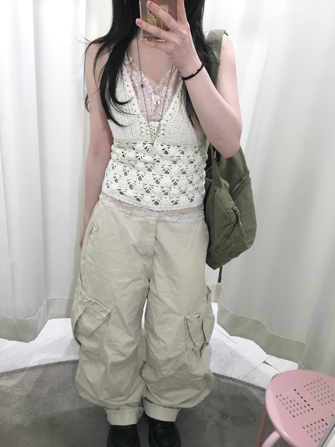 crochet halter top 상품이미지3