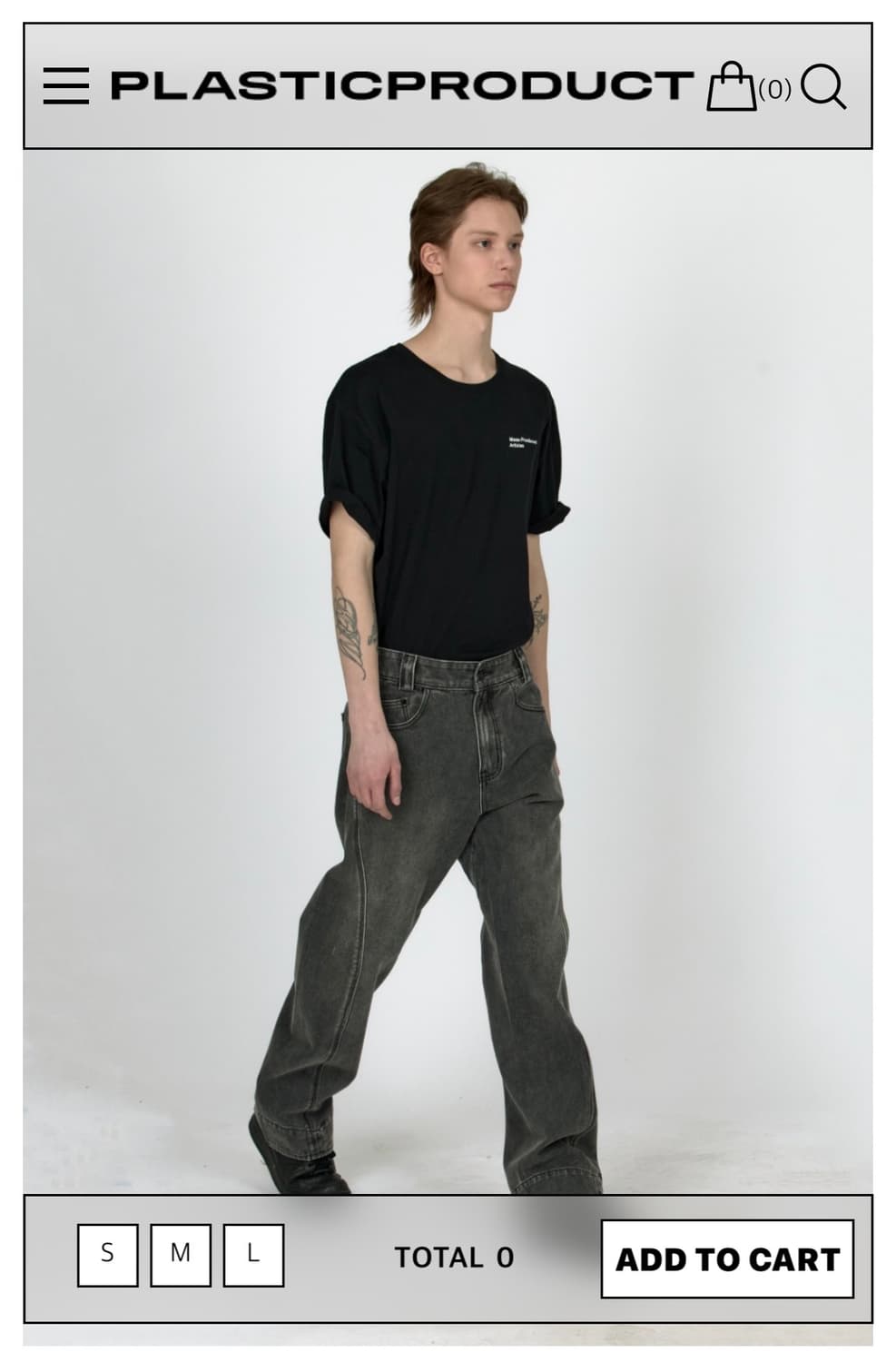 플라스틱프로덕트 Mpa Drift denim pants S 사이즈 상품이미지1