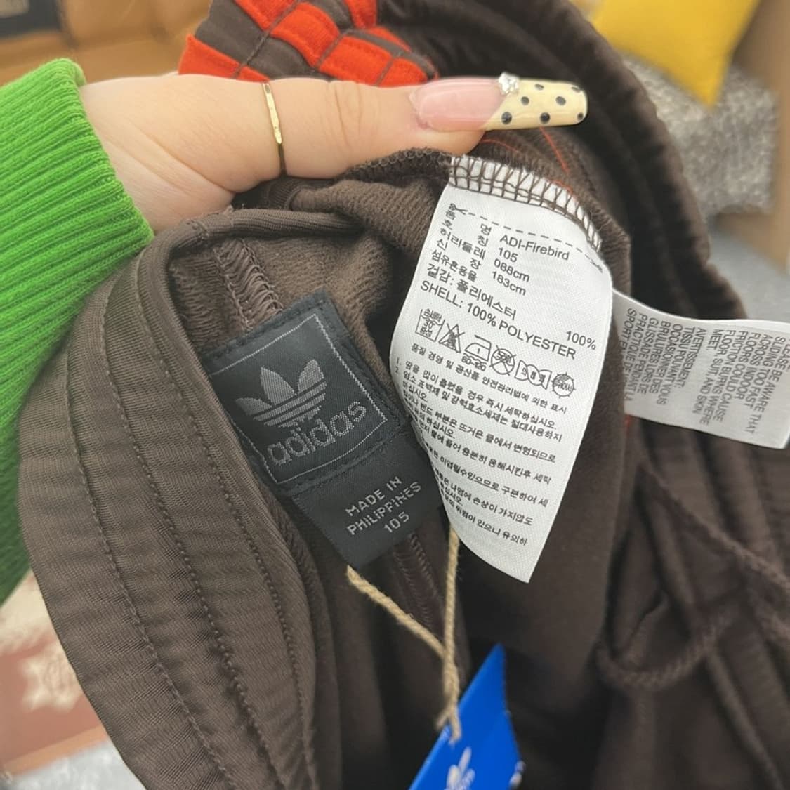 아디다스 00's Y2K 흑탭 파이어버드 트랙팬츠 105 C10041 상품이미지5