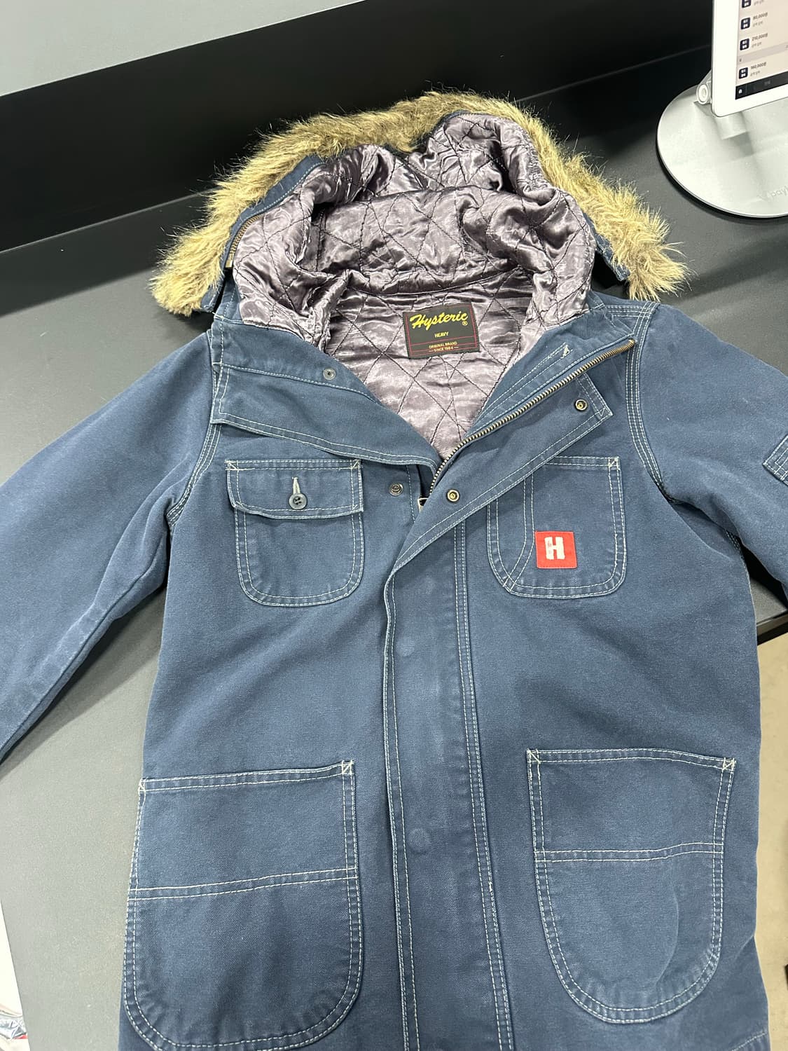 히스테릭글래머 90s 래빗퍼 후디드 자켓 상품이미지5