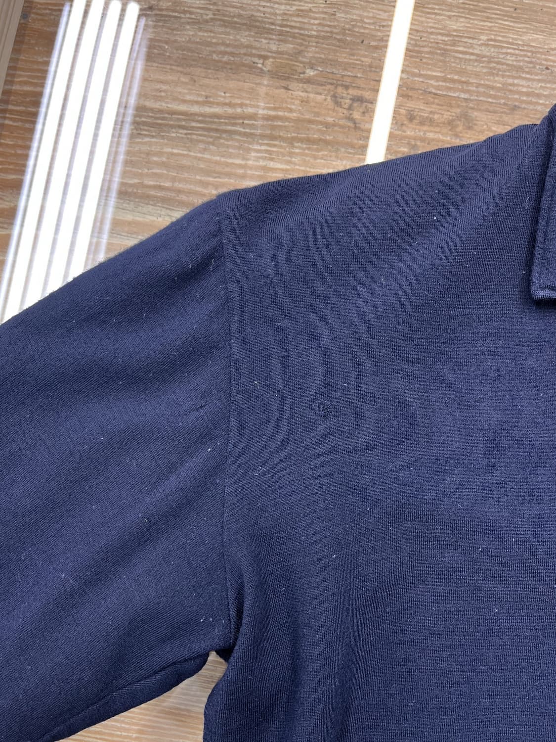 꼼데가르송 트리콧 카라 넥 울 니트 상품이미지7