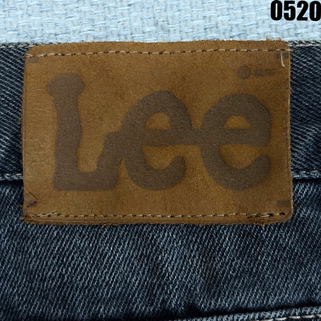 Lee 워싱 블랙 데님 팬츠 84-97 0520 상품이미지7