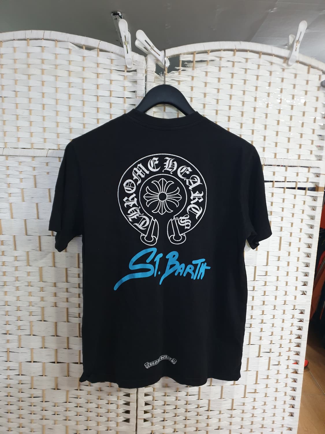 크롬하츠 St. Barth 블랙 반팔 티셔츠 L 상품이미지2