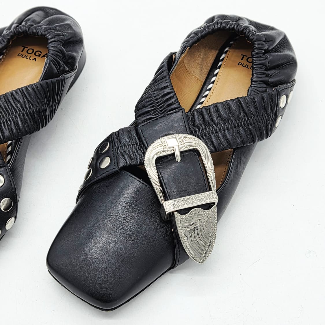 TOGA PULLA 토가 풀라 발레리나 플랫슈즈 블랙 (38) 상품이미지5