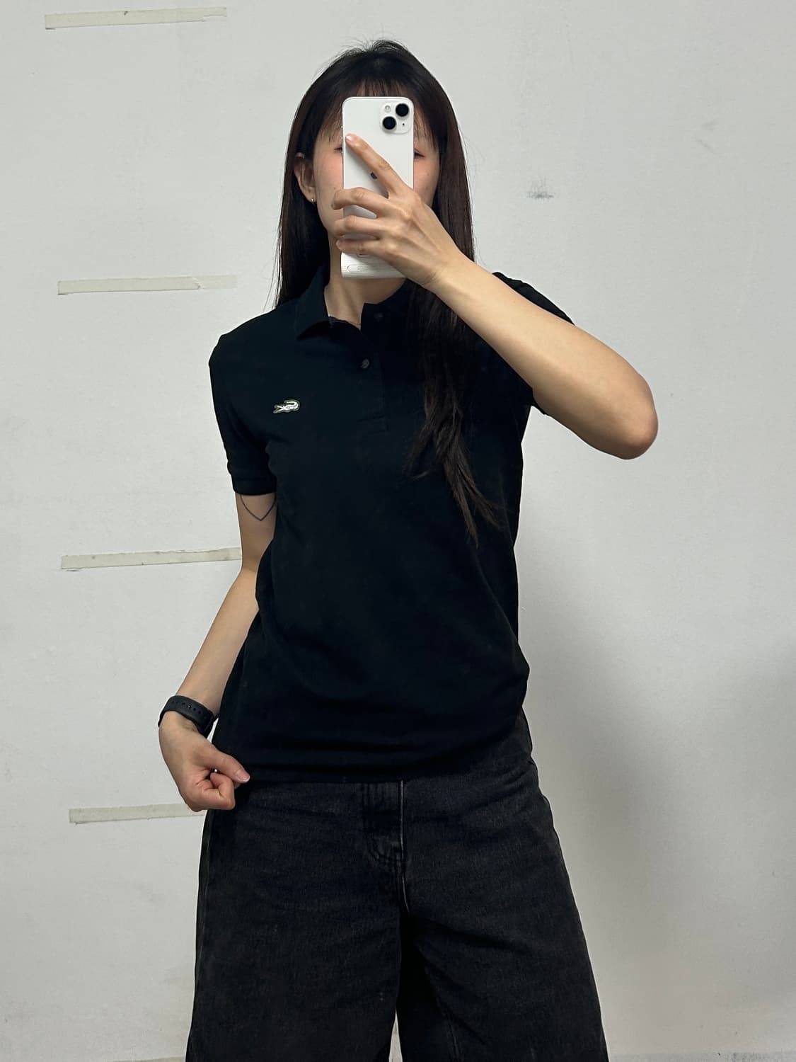 라코스테 카라 티셔츠 블랙 상품이미지1