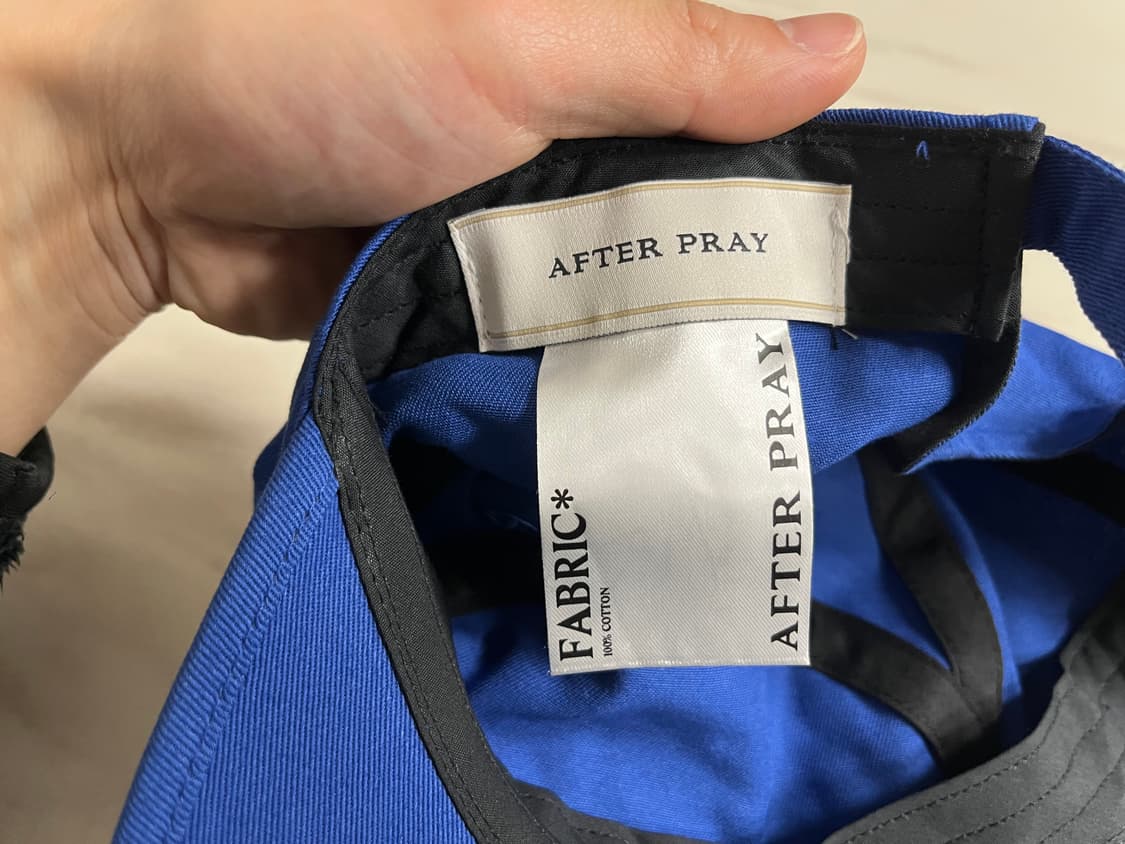 [애프터프레이] 블루컬러 볼캡 상품이미지5