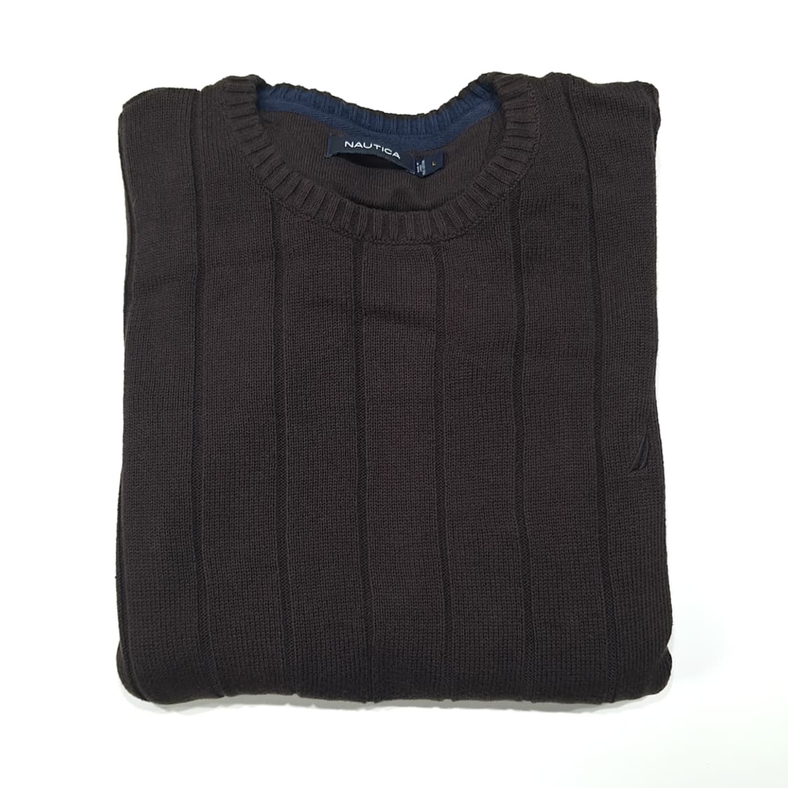 CL136 L 노티카 00s 코튼 립 크루넥 니트 상품이미지7