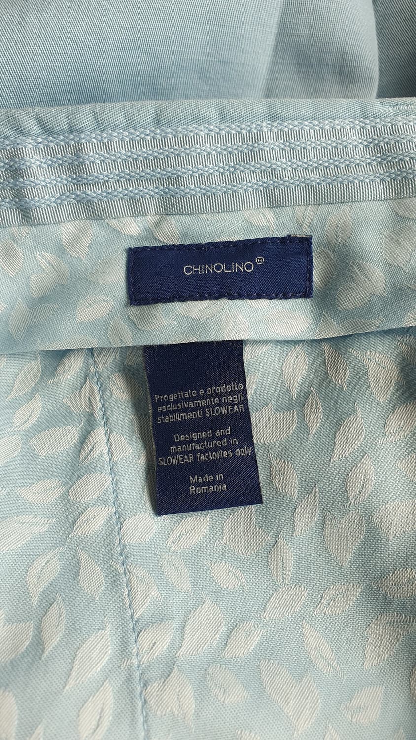 인코텍스 남성 하늘색 린넨 면바지 50 상품이미지9