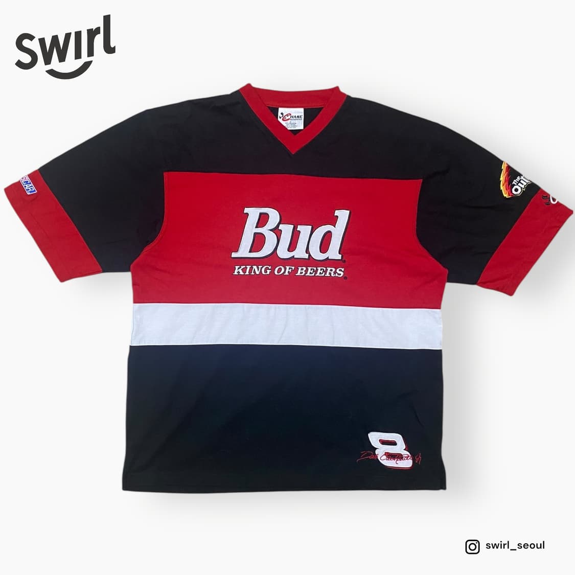 CHASE nascar dale.jr budweiser tee 상품이미지1