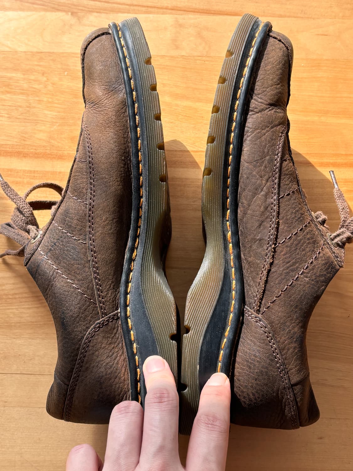 Dr. Martens JOHN 브라운 레더 더비 UK9 (280) 상품이미지3