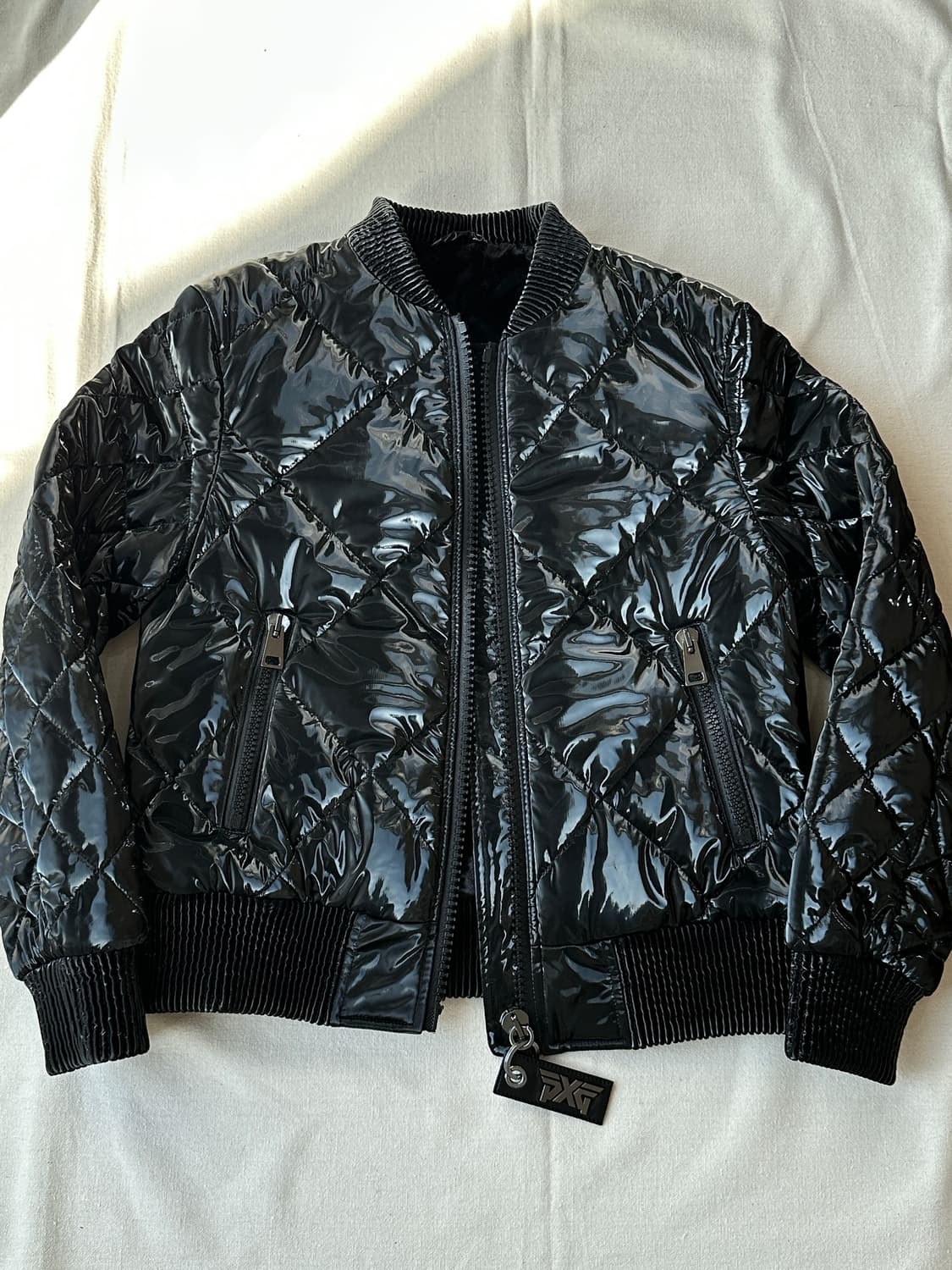 PXG 여성 다이아 퀼팅 퍼안감 유광 패딩 95 상품이미지9