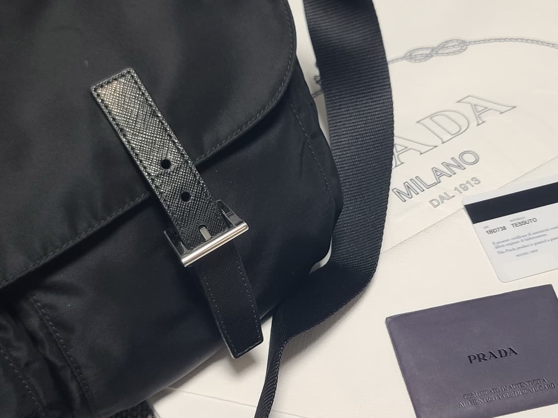 프라다 리나일론사피아노 투포켓 메신저백 크로스백 1bd738 숄더백 상품이미지4