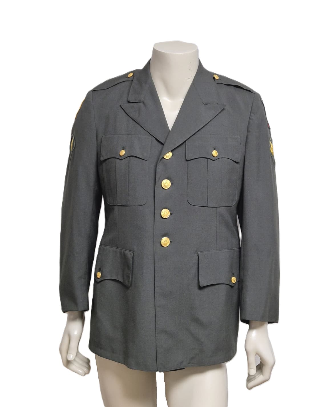 미육군 구형 제1군 25보병사단 상병 정복 전투복 상의 자켓 (L) 상품이미지1