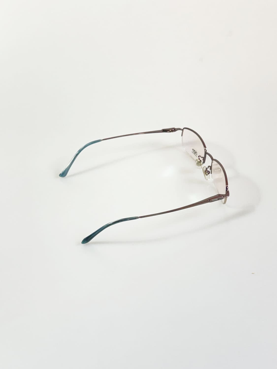 ZIGO 반무테 스퀘어 메탈 프레임 빈티지 안경 상품이미지4