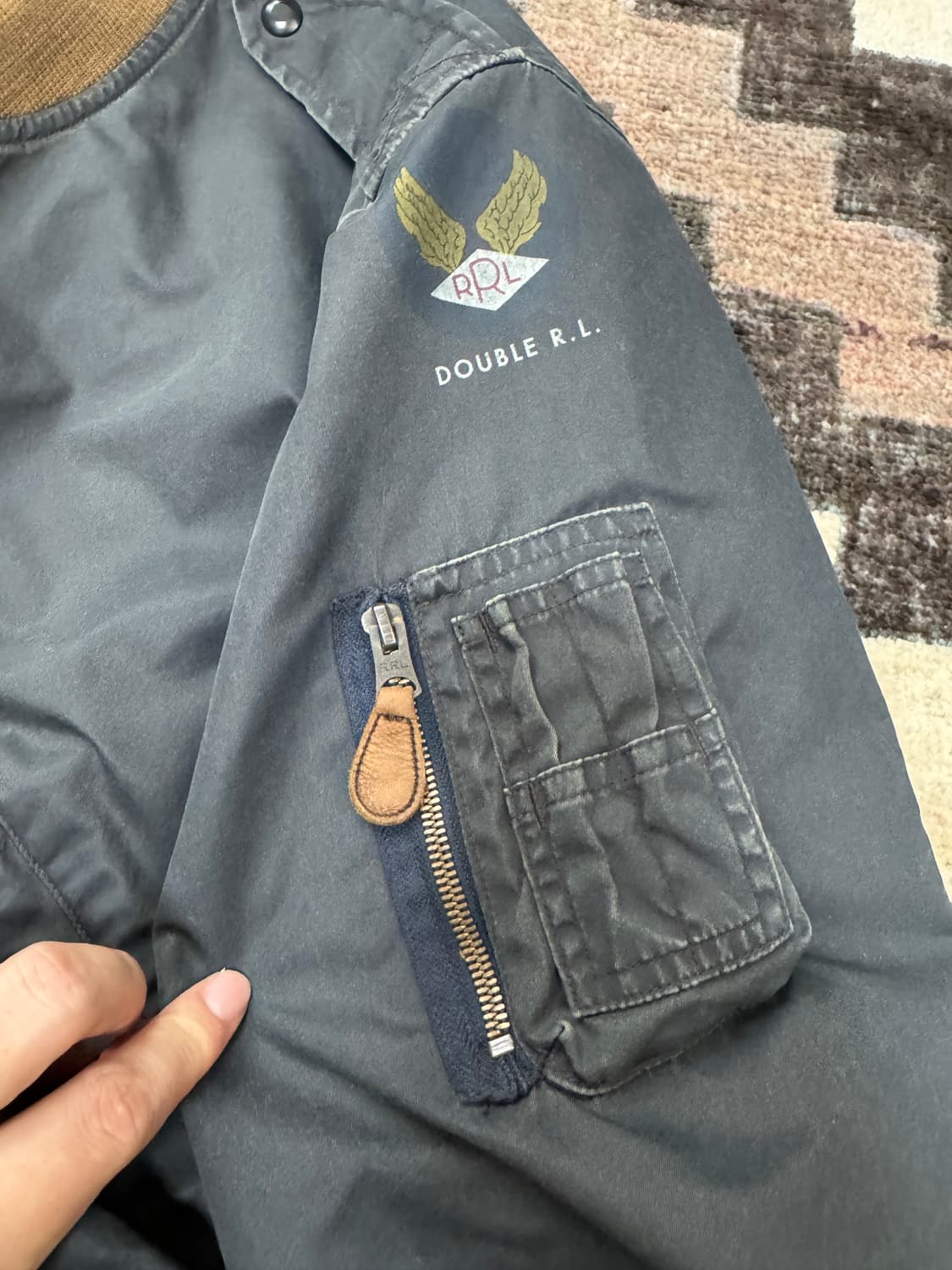 RRL 더블알엘 MA-1 항공 점퍼 L  상품이미지3