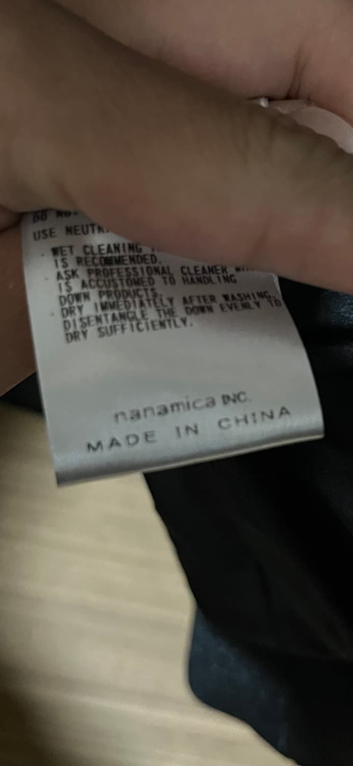 노스페이스 퍼플라벨 블랙 패딩L 상품이미지4