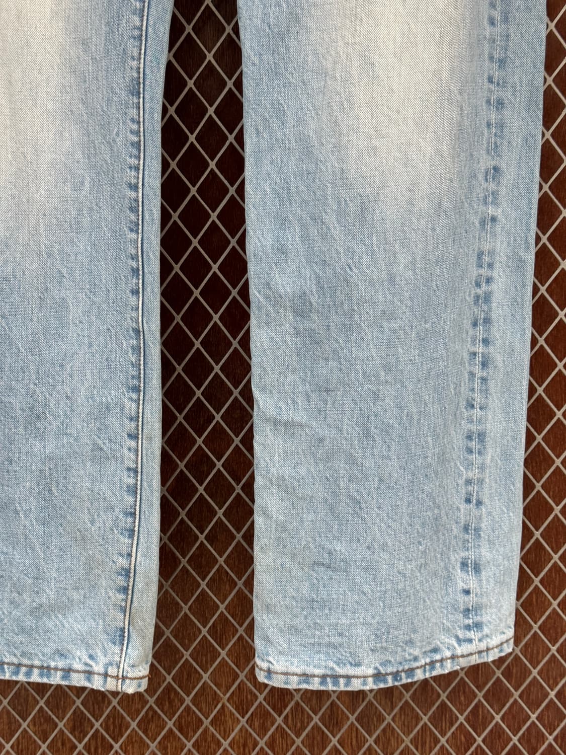 아웃스탠딩 신치백 셀비지 데님팬츠 연청 32 상품이미지3