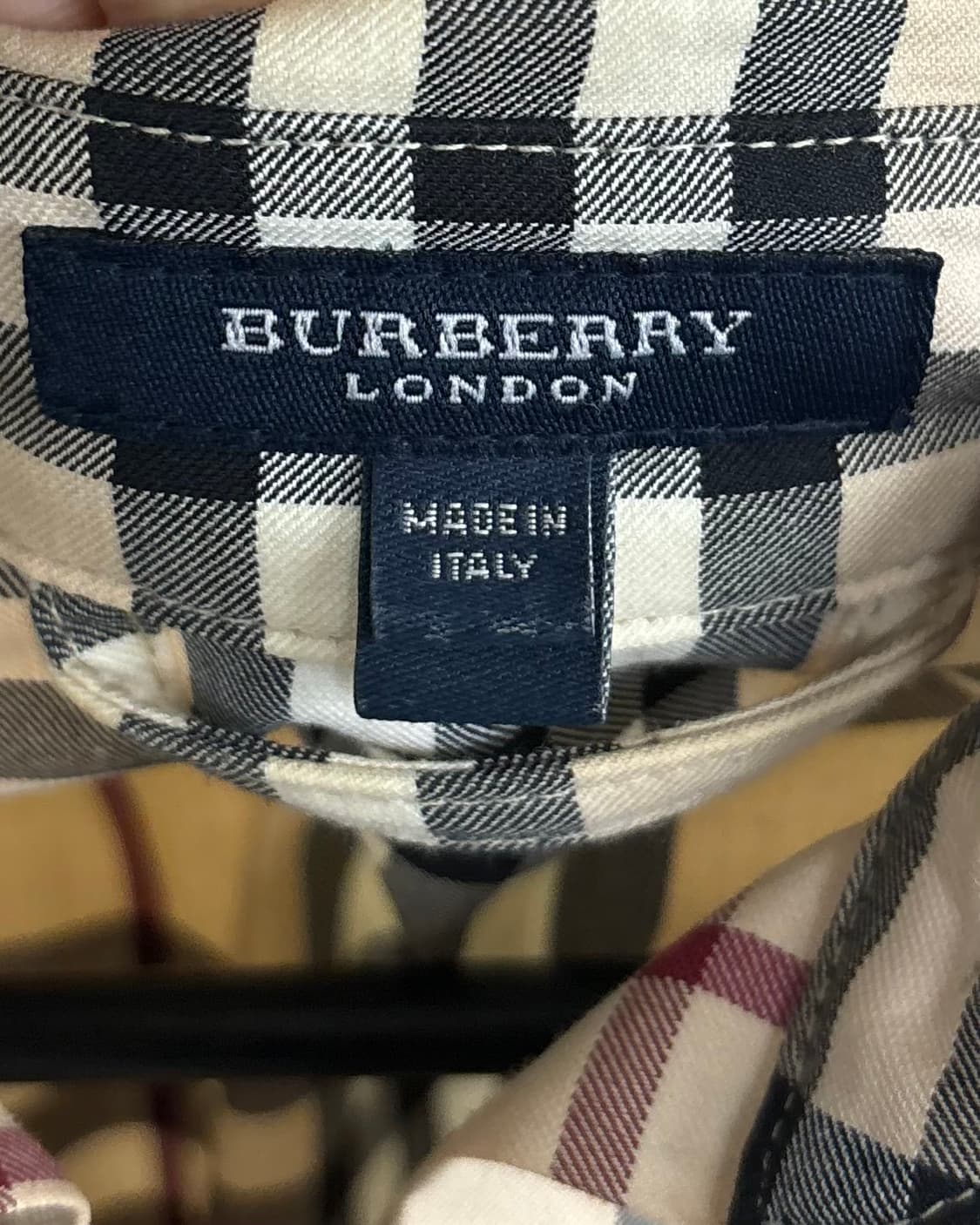 버버리 노바 체크 셔츠 반팔 원피스 상품이미지7