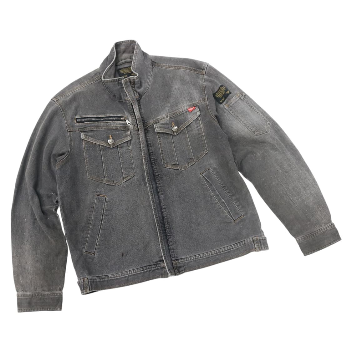 F.C.T Forecast 워크웨어 감성 워싱 데님 자켓 (LL) 상품이미지1