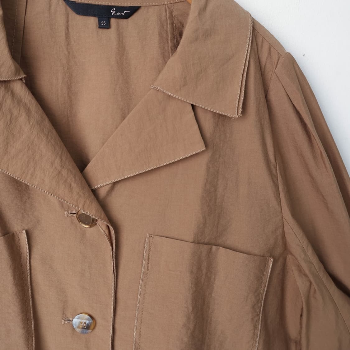 55/지컷 코튼 셔츠자켓 상품이미지3