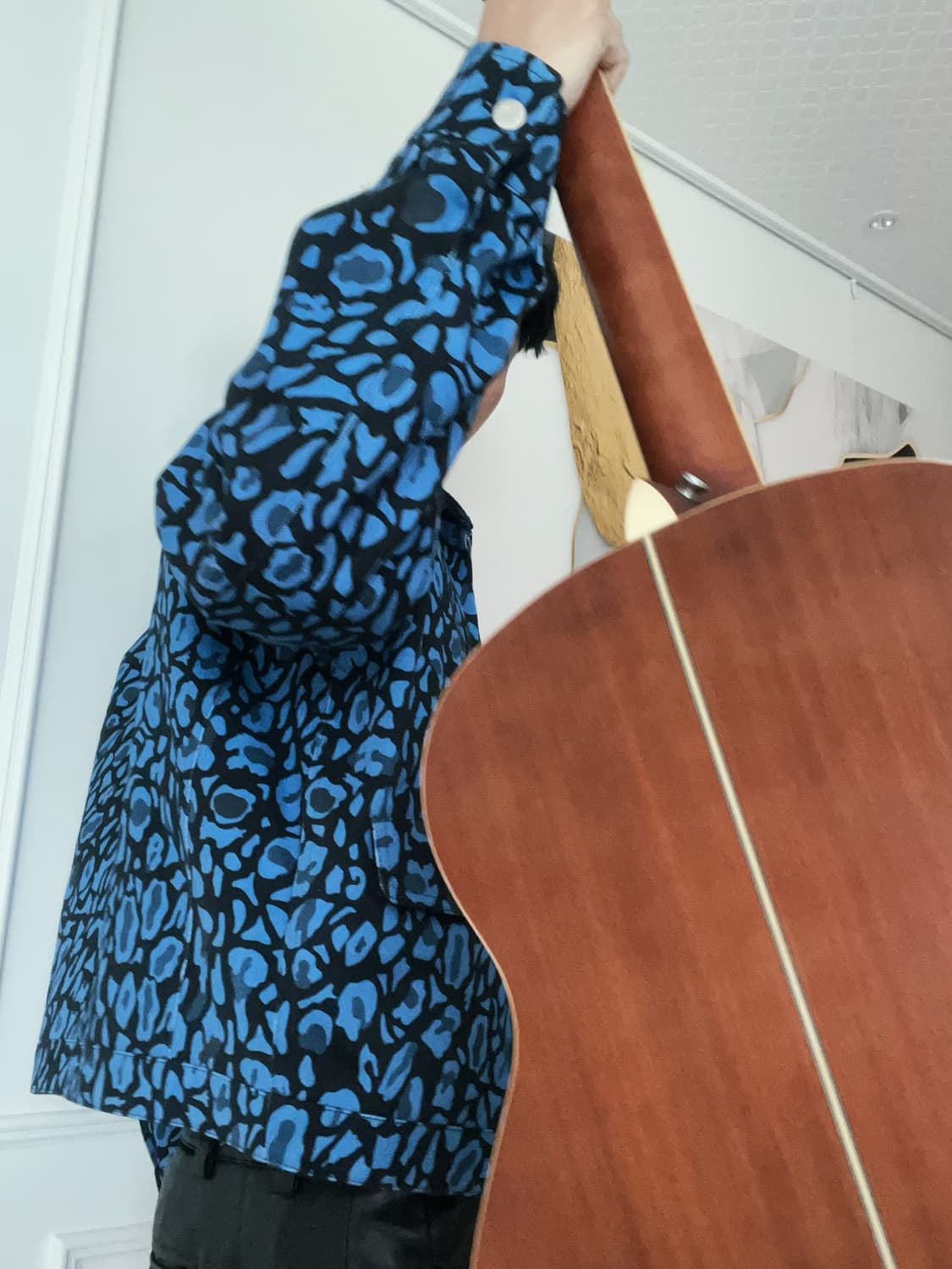 KNOW WAVE 블루 레오파드 자켓 상품이미지3