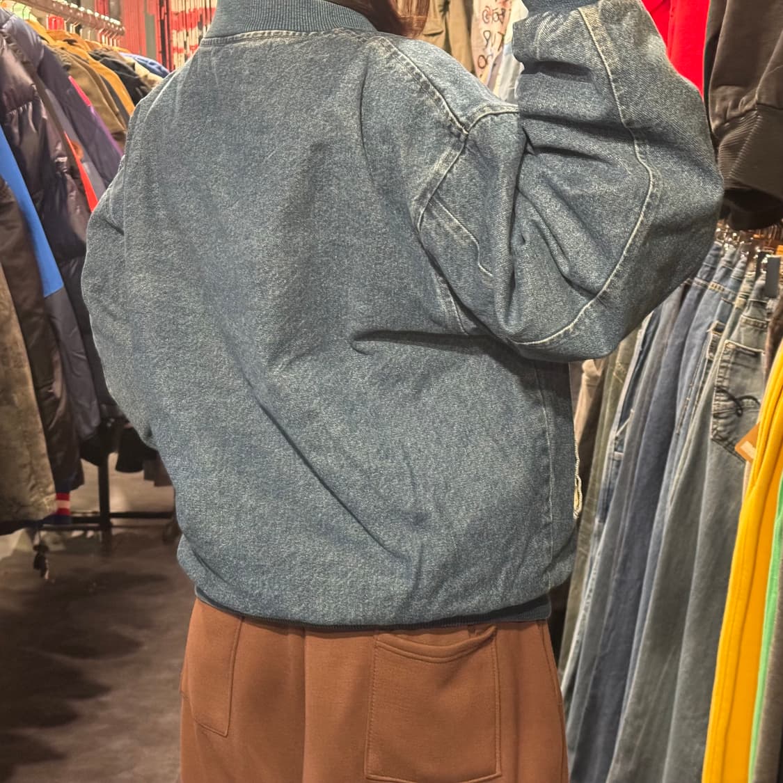 [IM] 데님 바시티자켓 상품이미지5