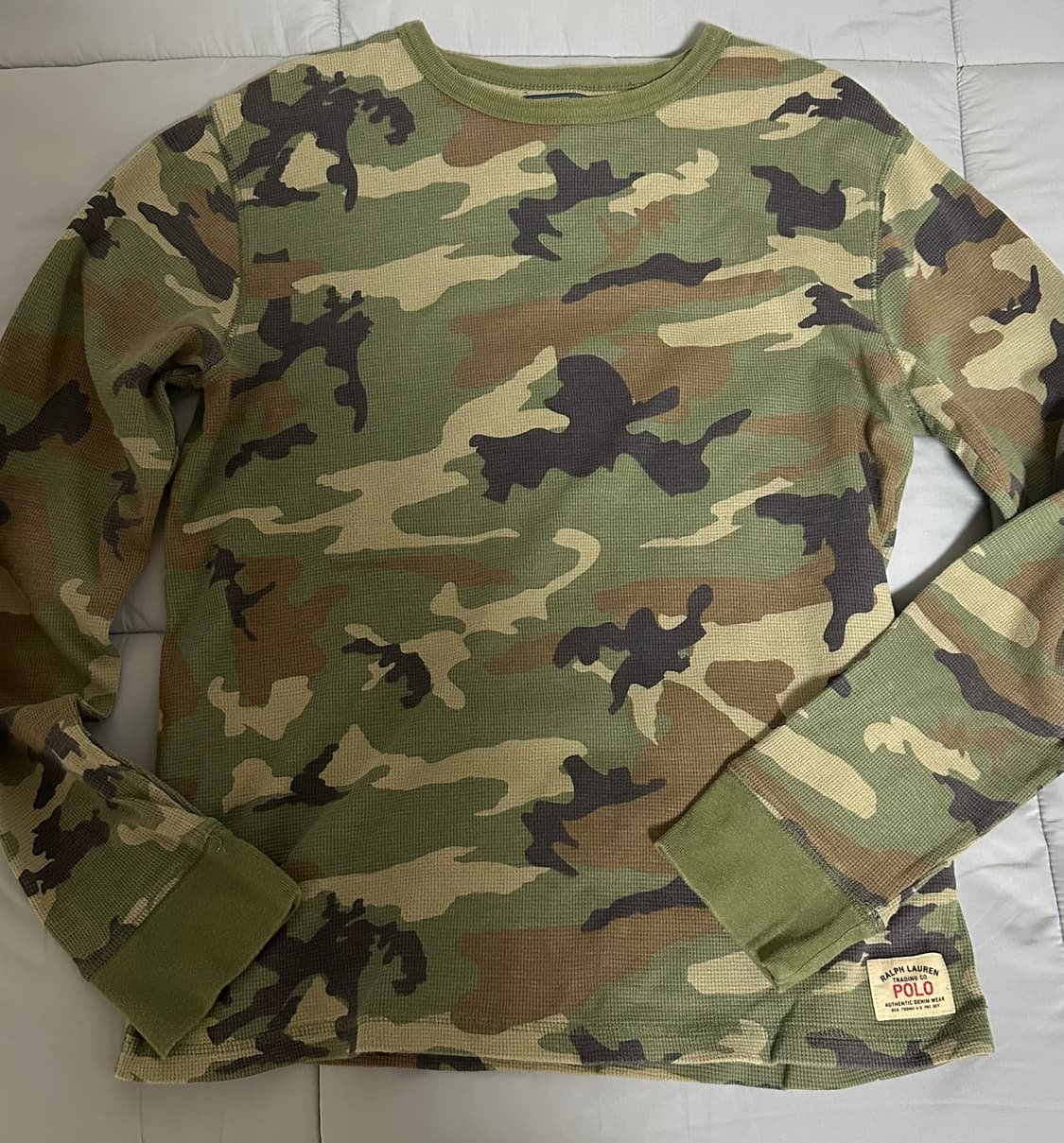 폴로 카모 와플 롱슬리브 상품이미지1