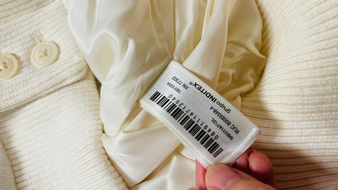 자라 오리진스 아이보리 울 봄버 자켓 L(110까지 가능) 정가 28만원 상품이미지10