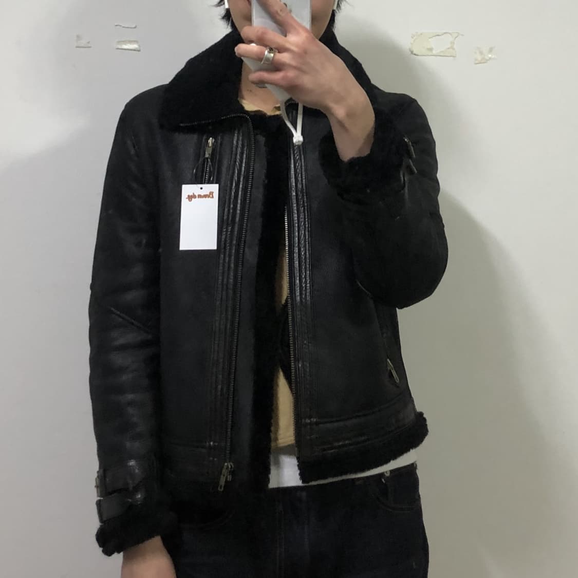 B-3 리얼레더 무스탕  상품이미지3