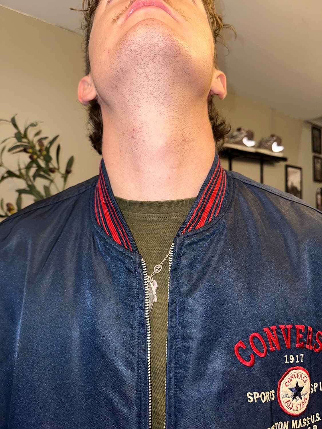 90‘s Converse big logo bomber jacket 상품이미지5