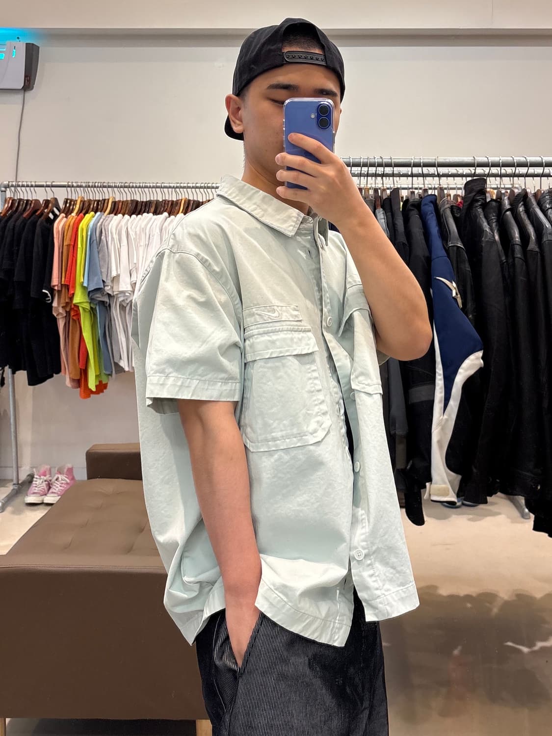 나이키 반팔 포켓 셔츠 상품이미지9