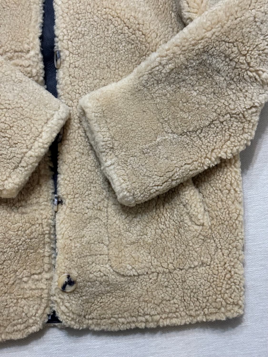 더바넷 시어링 무스탕 자켓 상품이미지6