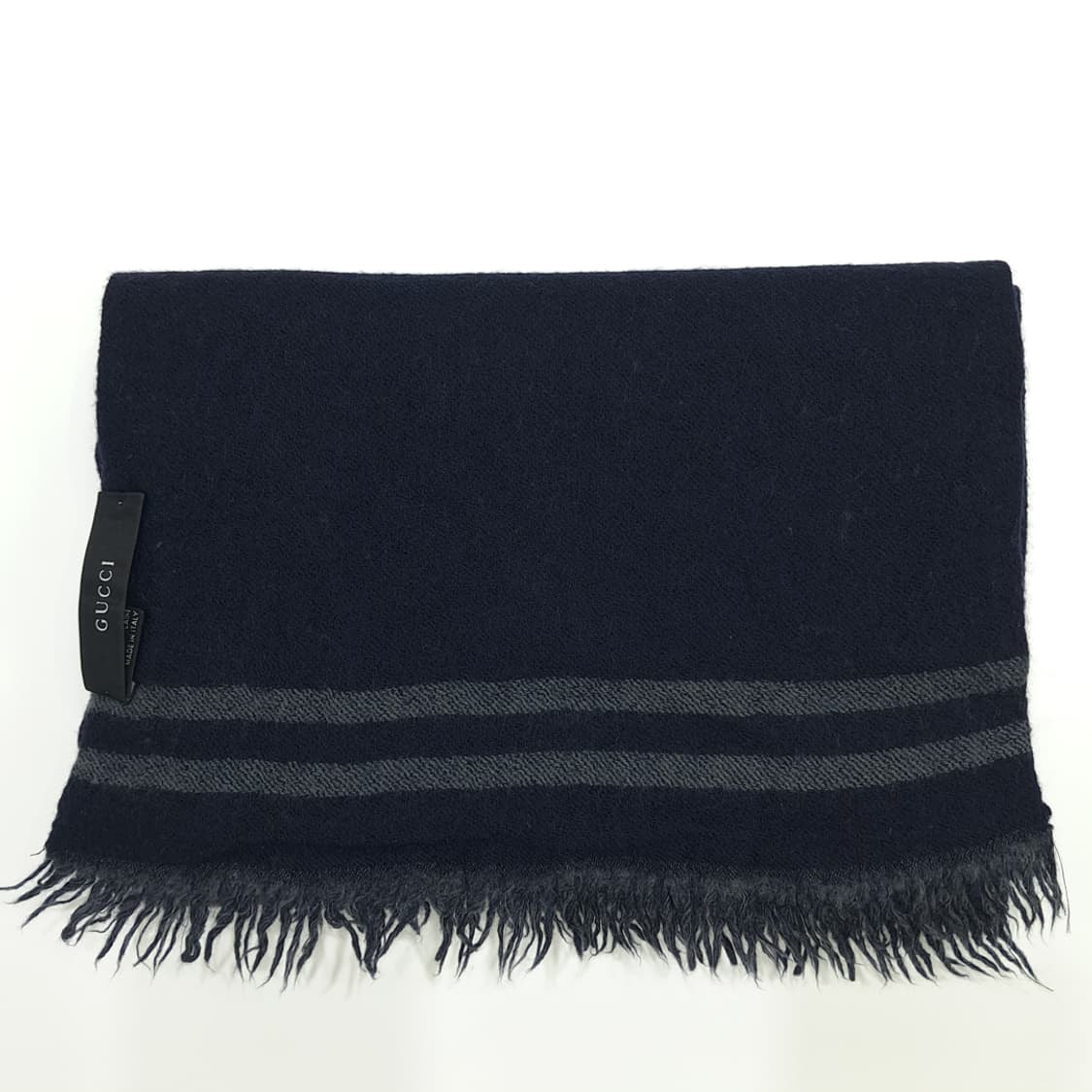 MX121 구찌 GG 자가드 프린지 울 목도리 머플러 상품이미지8