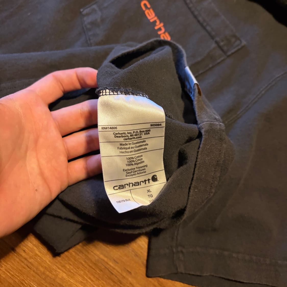 CARHARTT 칼하트 백 프린팅 티셔츠 XL 상품이미지9