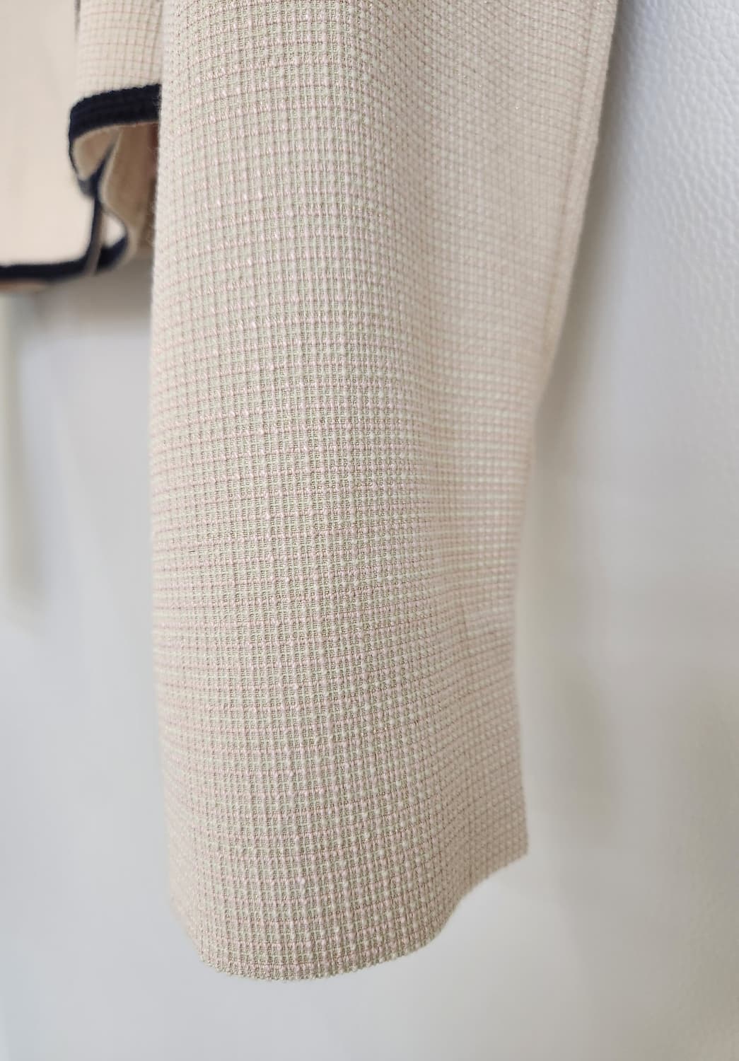 잇미샤 라인블록 크롭 트위드자켓 66사이즈 상품이미지4